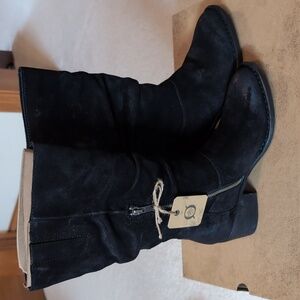 Born Black Suede Boots
